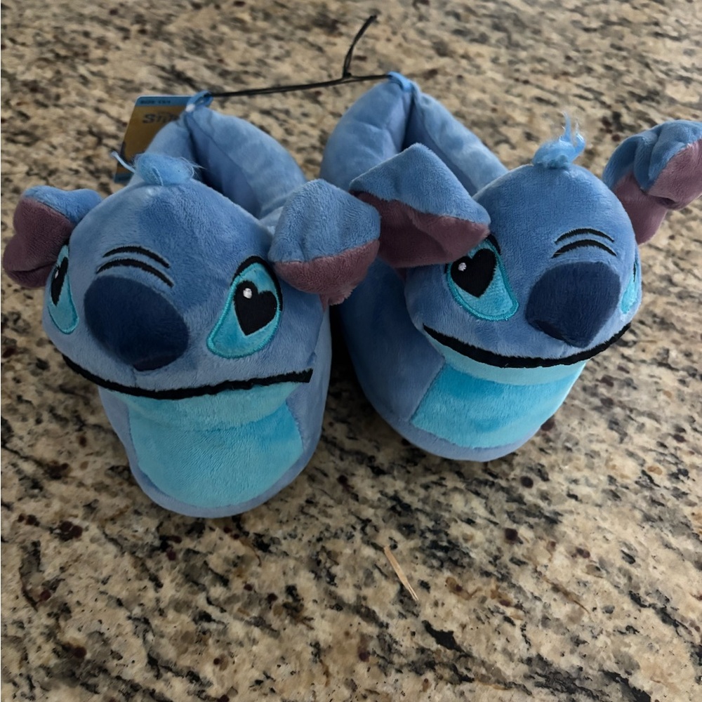 Disney Blue Stitch Plush Footwear